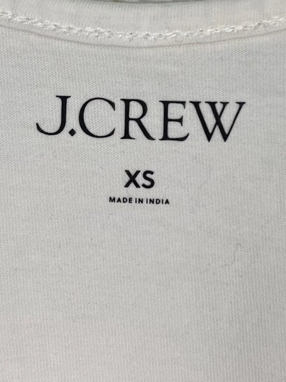 J. Crew Broken in Jersey Button Front Tank with Ruffle Straps Ivory Size XS
